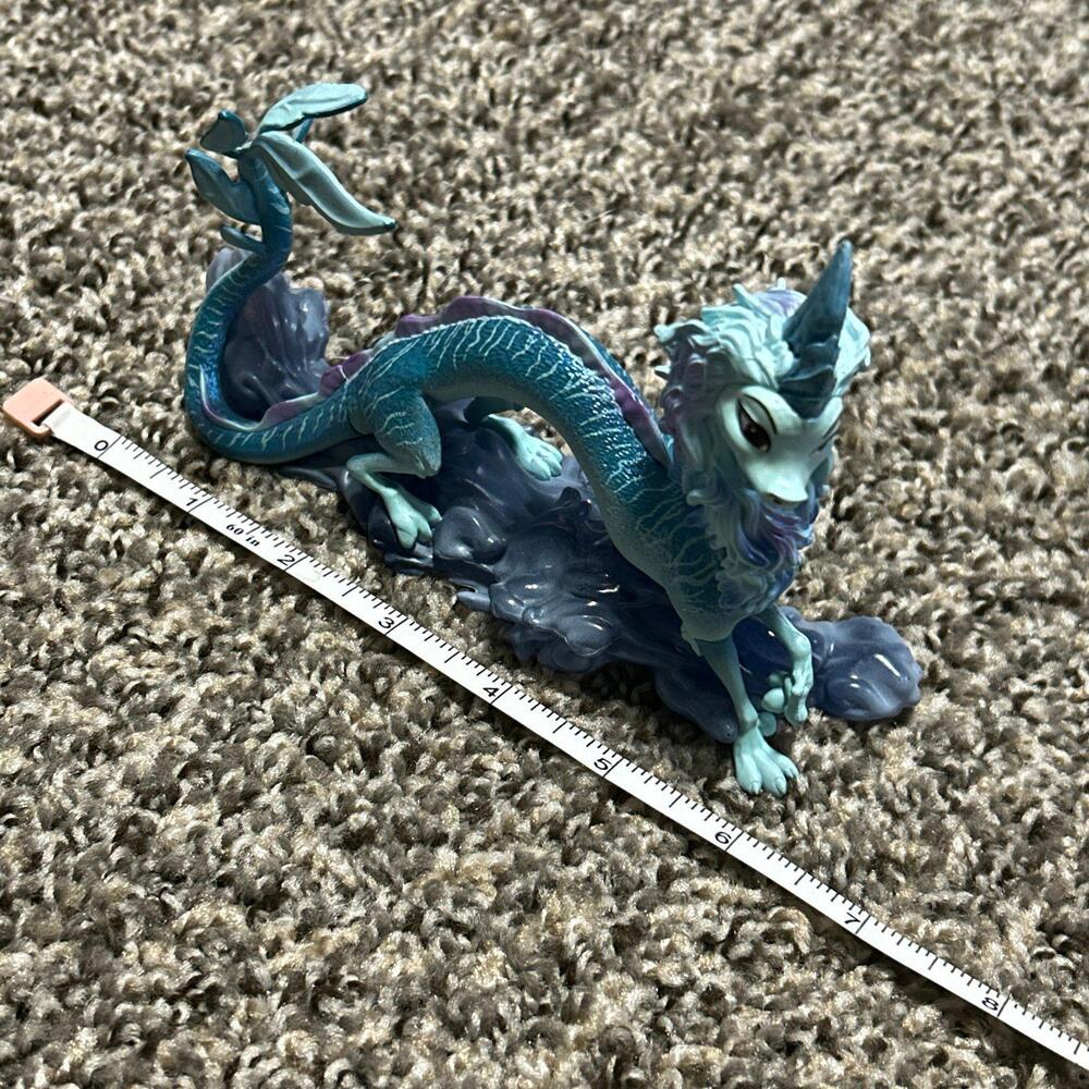 Disney Raya & the Last Dragon PVC Collectible Figure Toy Sisu Blue Dragon 4.5”